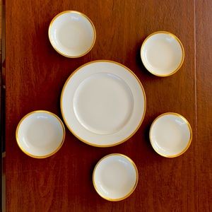 Limoges (C. Ahrenfeldt) China with gold rim